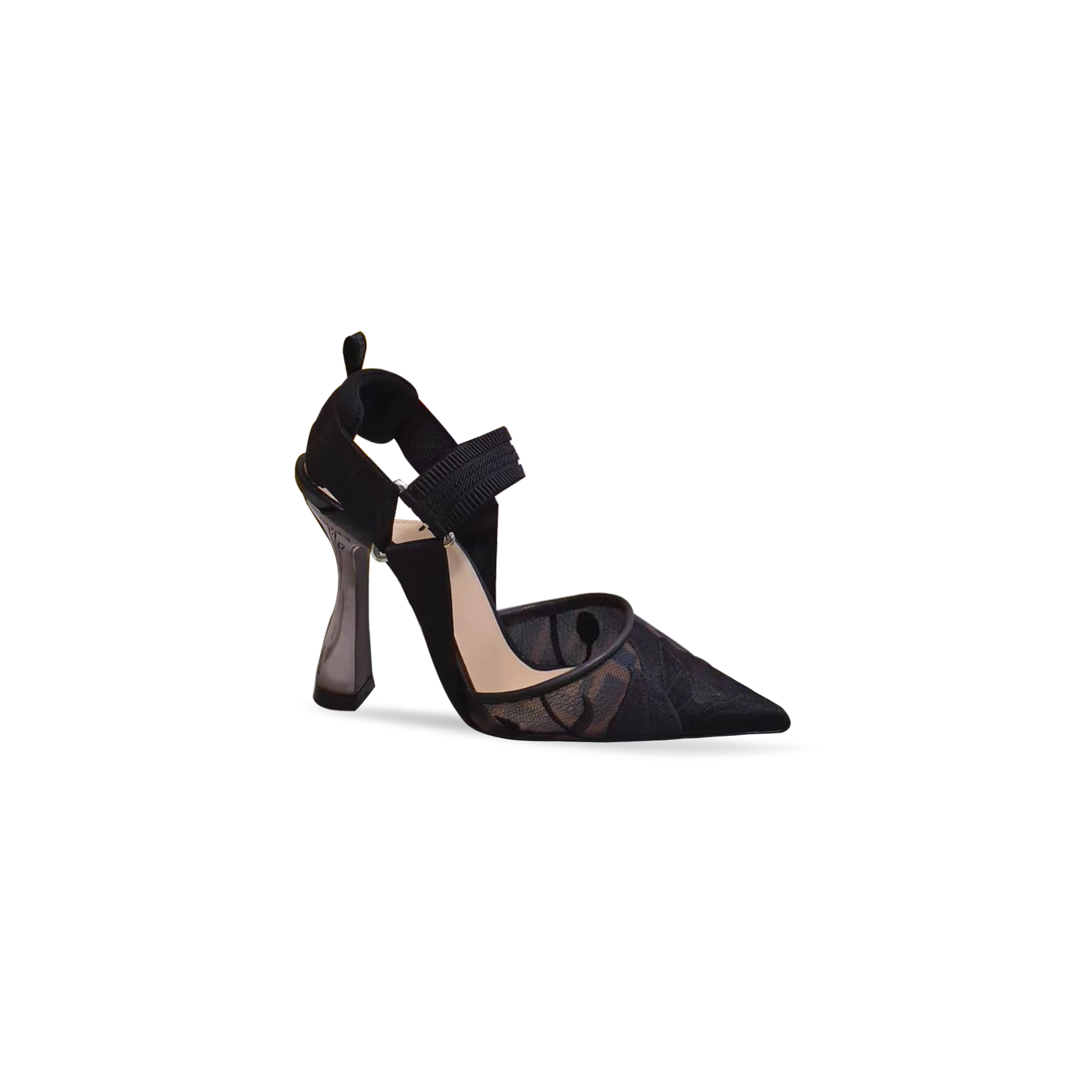FENDI COLIBRI HIGH-HEELED SLINGBACKS 8J8143AN5HF1KNX